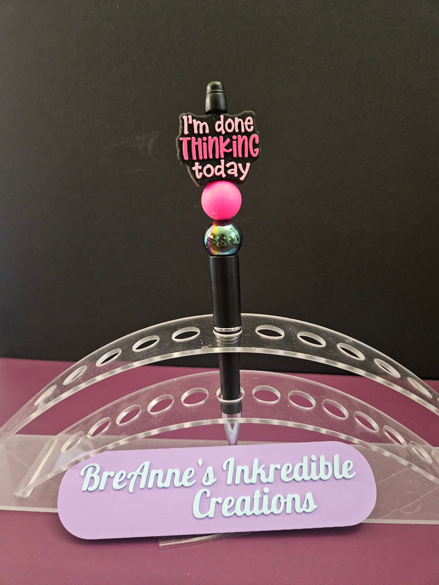 I'm Done Thinking Today