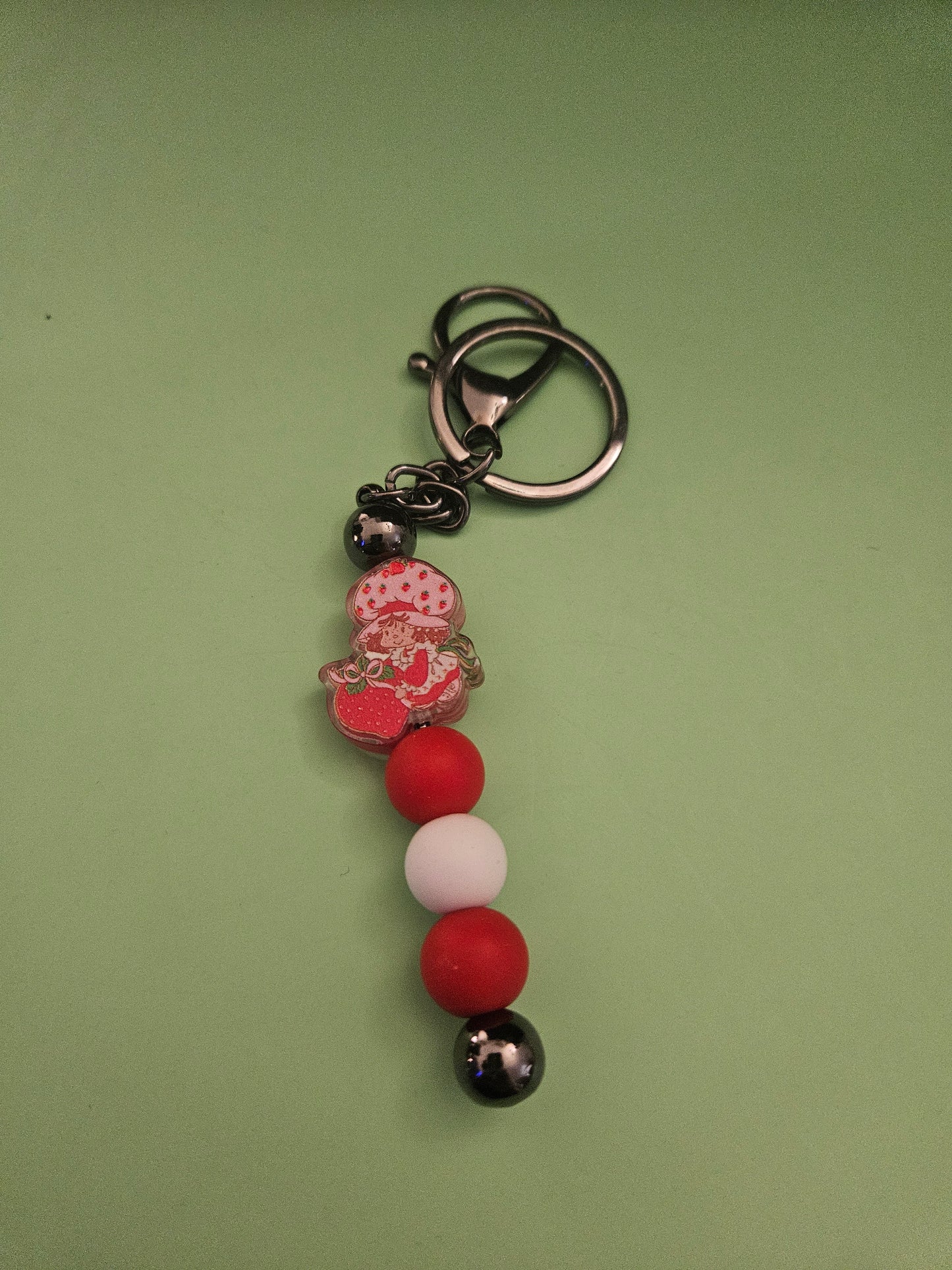 Strawberry Girl Keychain
