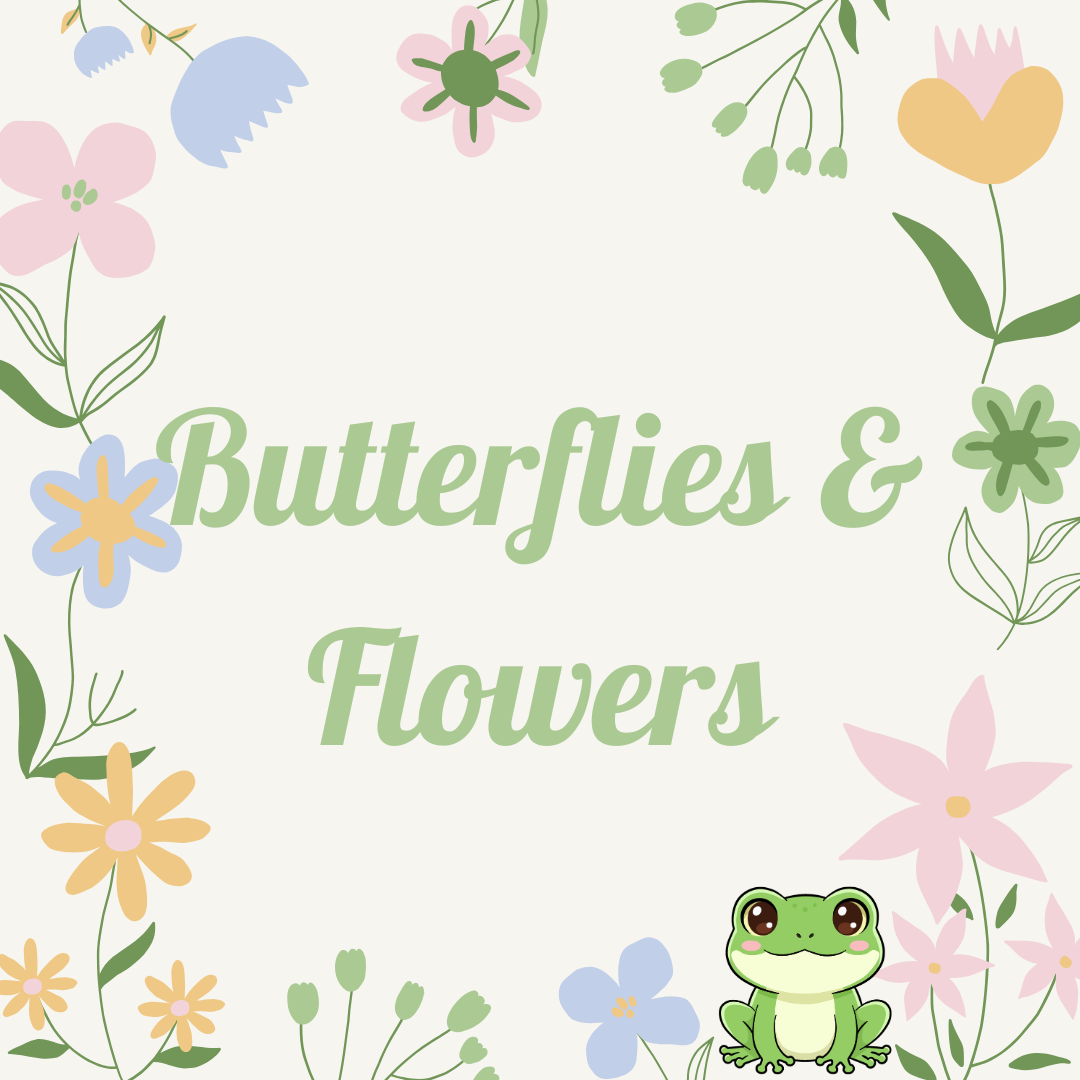 Butterflies & Flowers