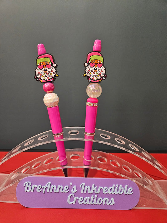 Lights In Beard Santa