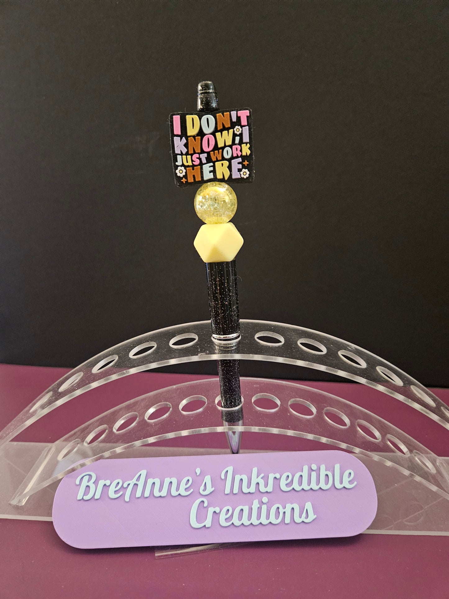 I don't know I just work here