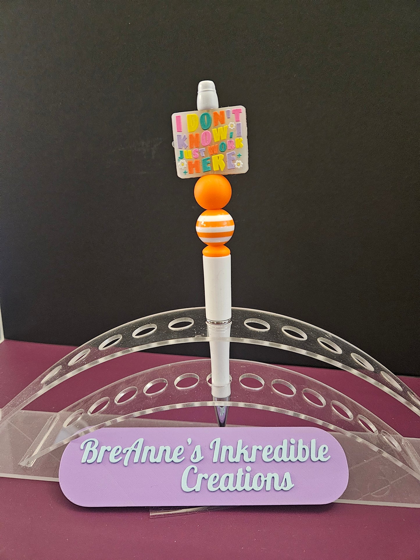 I don't know I just work here