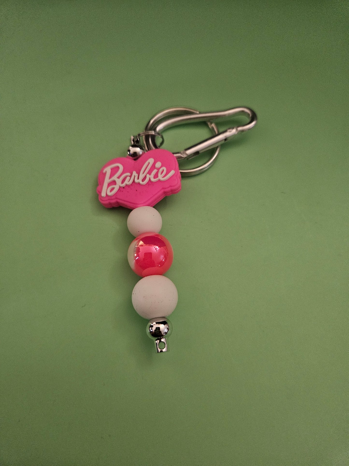 Pink Heart Keychain